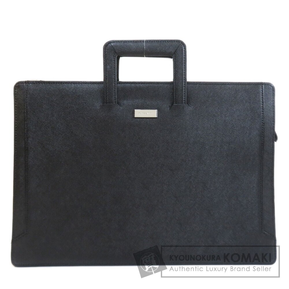 Burberry Logo Business Bag Leather